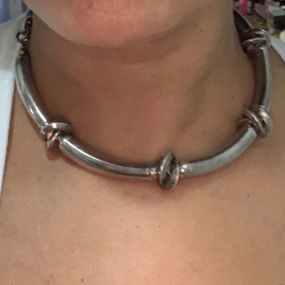 Vintage Sterling Silver Choker